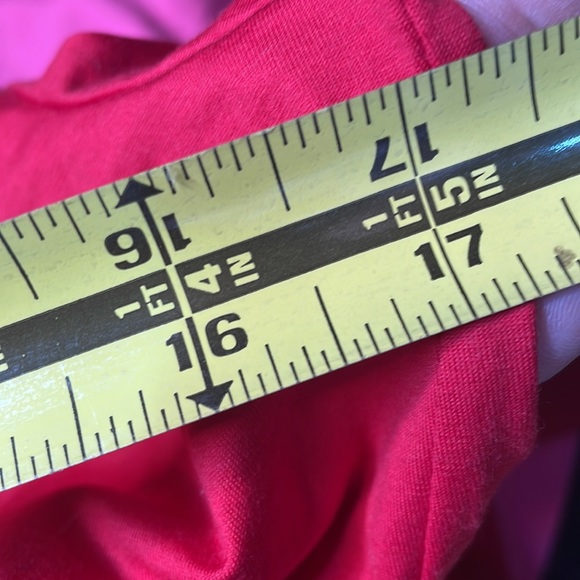 Jill Sander vintage 80’s y2k red asymmetrical long sleeve t guc cotton spendex - Picture 11 of 12